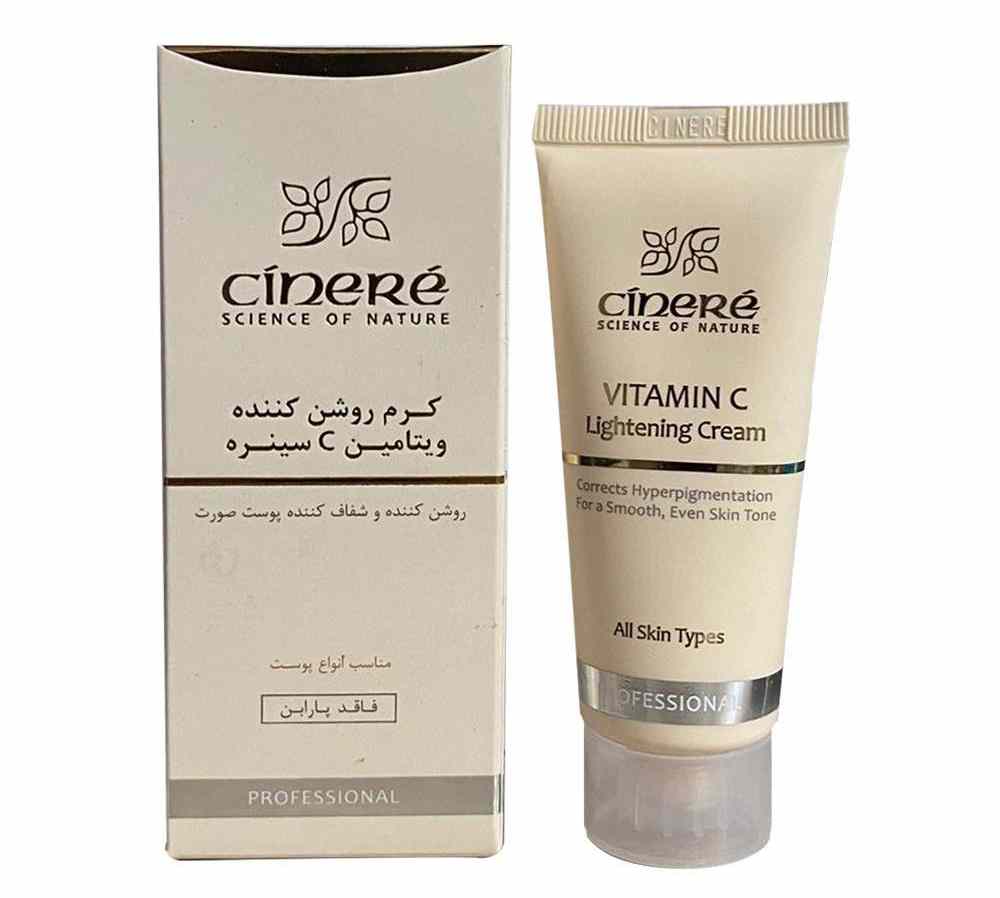 کرم روشن کننده سینره مدل ویتامین C حجم 40 میلی لیتر