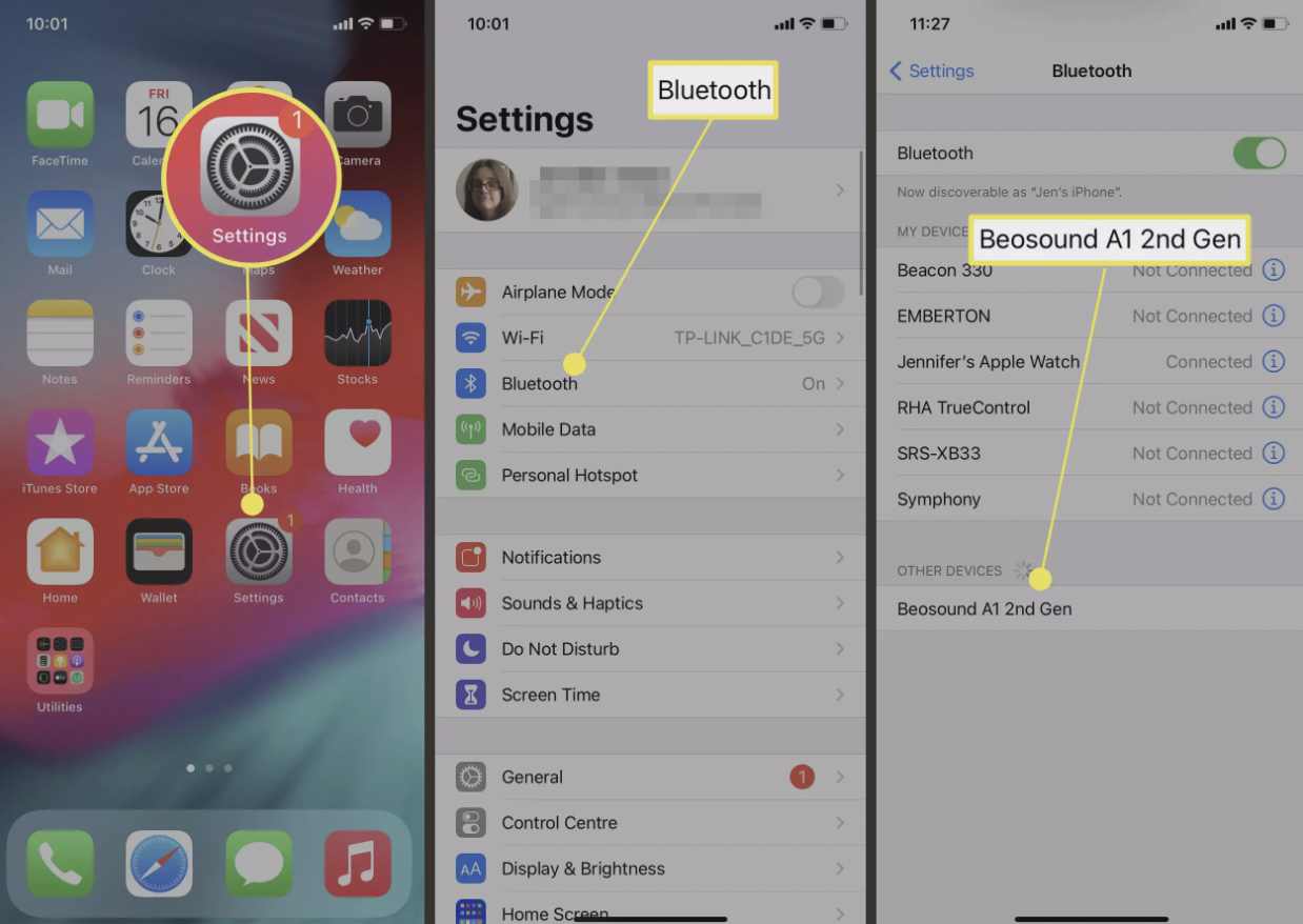 اسپیکر بلوتوثی در آیفون