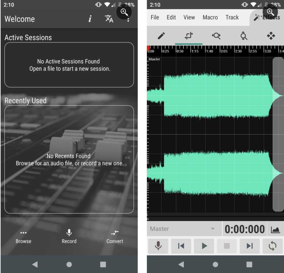 4. اپلیکیشن WaveEditor