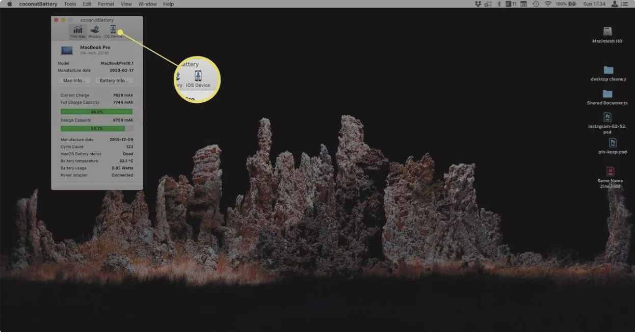 چک کردن باطری آیپد