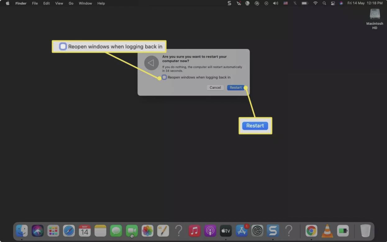 بستن برنامه ها در مک