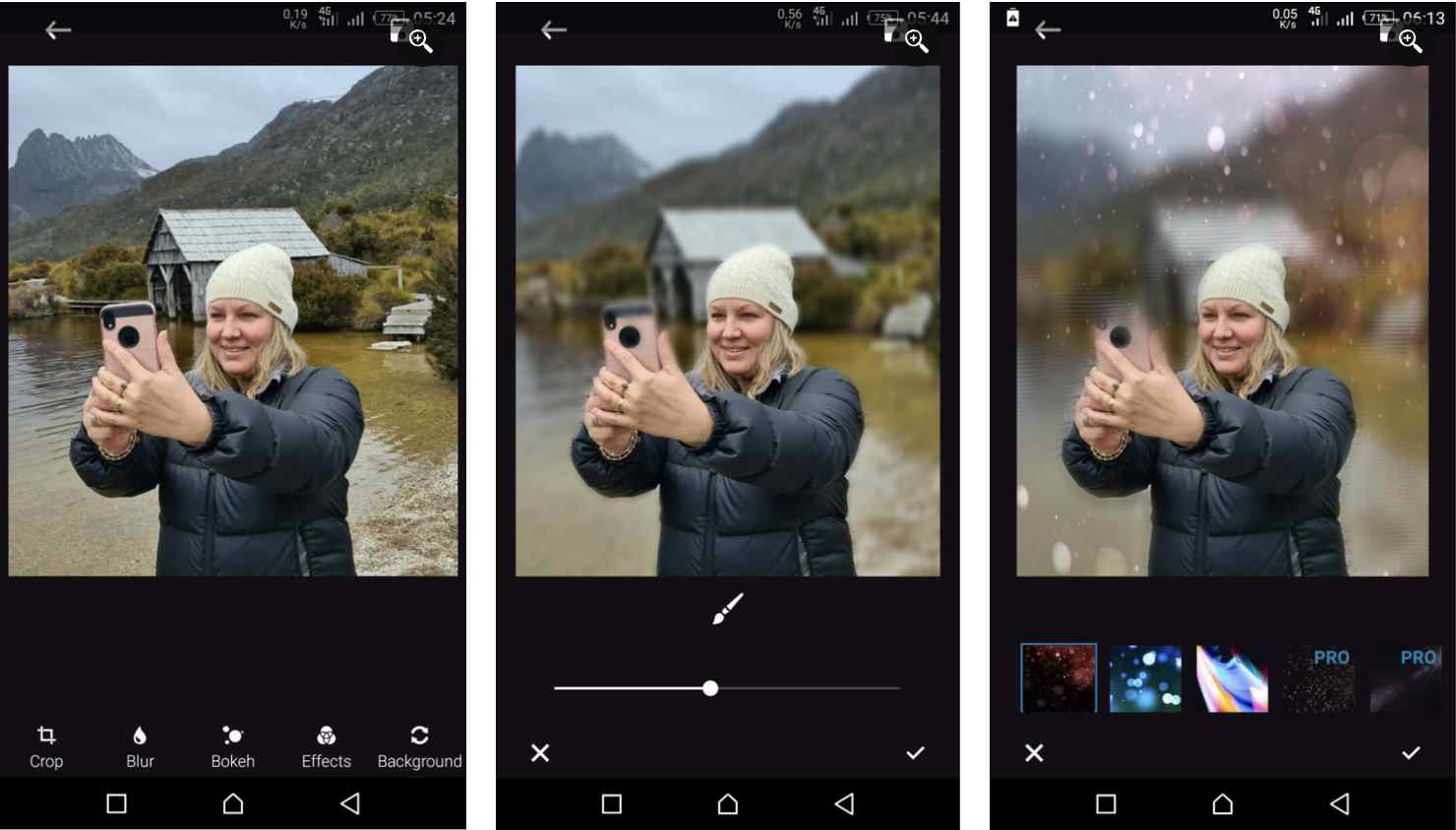 1. اپلیکیشن Blur photo background
