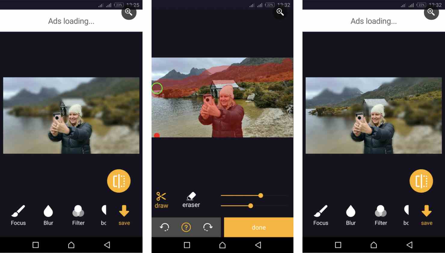 3. اپلیکیشن Auto blur background