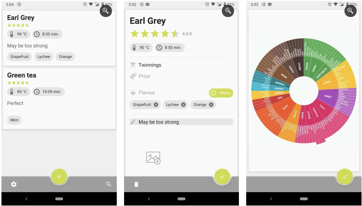 1. اپلیکیشن Tea Diary