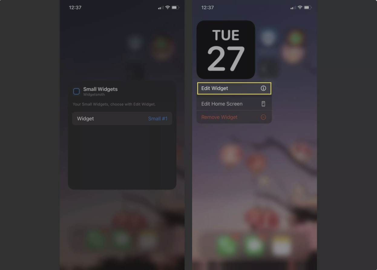 ساخت ویجت در آیفون