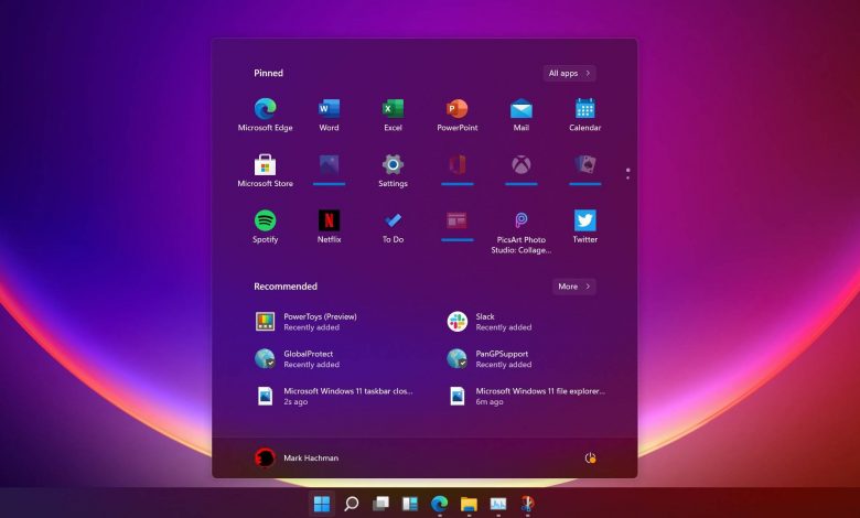 چگونه اندازه Taskbar یا نوار برنامهها را در ویندوز 11 تغییر دهیم؟