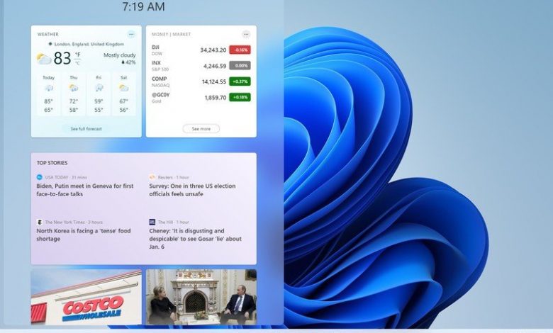چگونه ویجت اخبار و علاقهمندیها را در نوار برنامههای ویندوز 11 غیرفعال کنیم؟