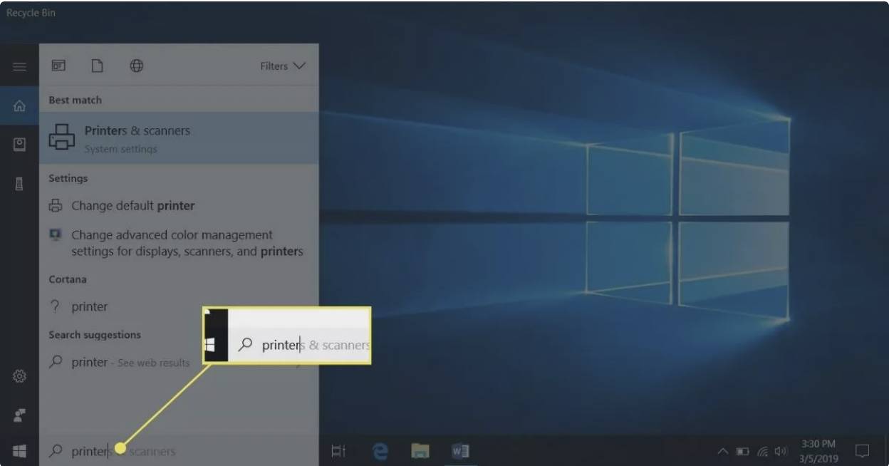 نحوهی اتصال بیسیم پرینتر به لپتاپ