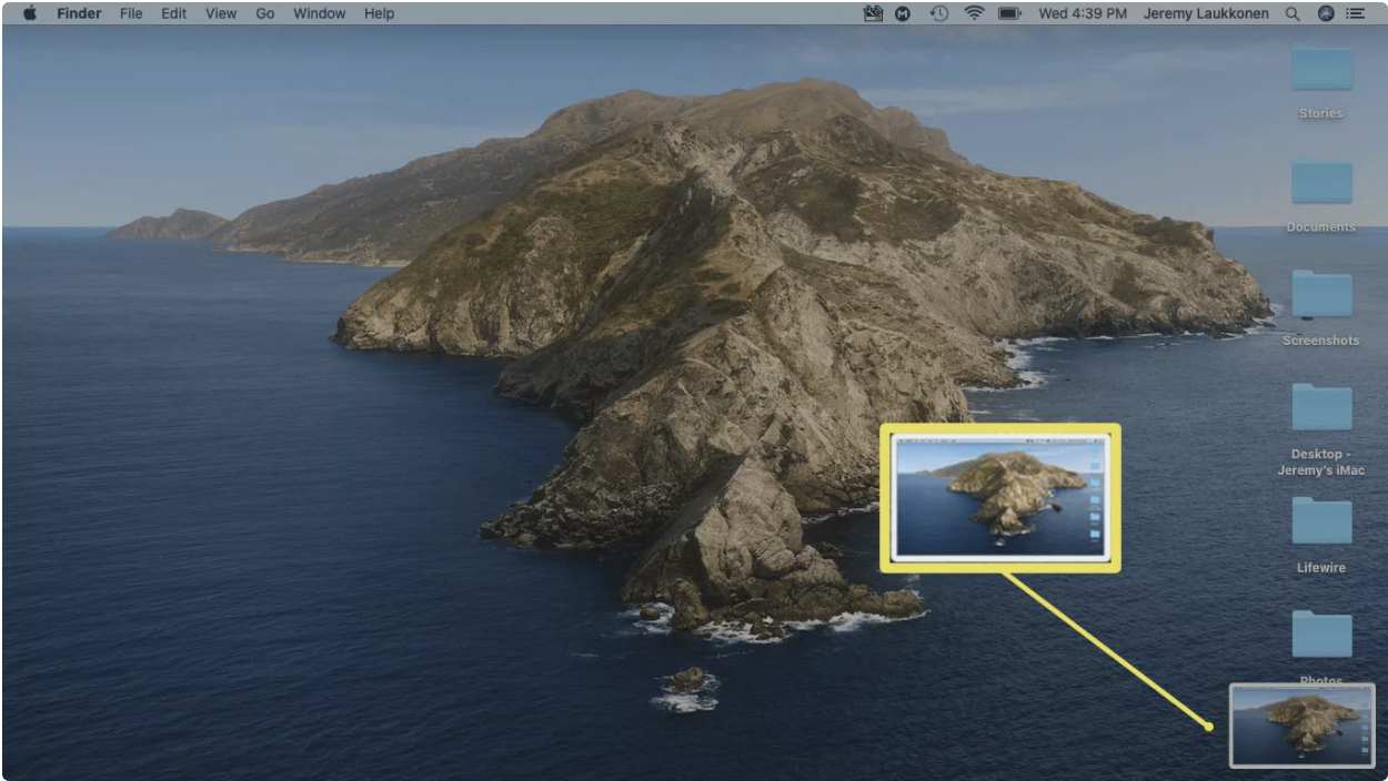 نحوه‌ی گرفتن اسکرین‌شات در سیستم عامل Mac