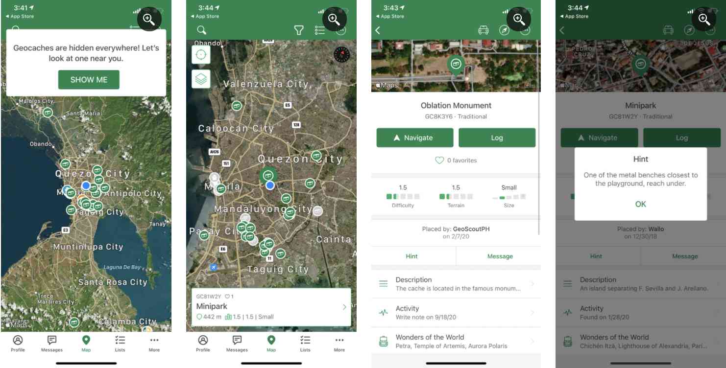 4. اپلیکیشن Geocaching