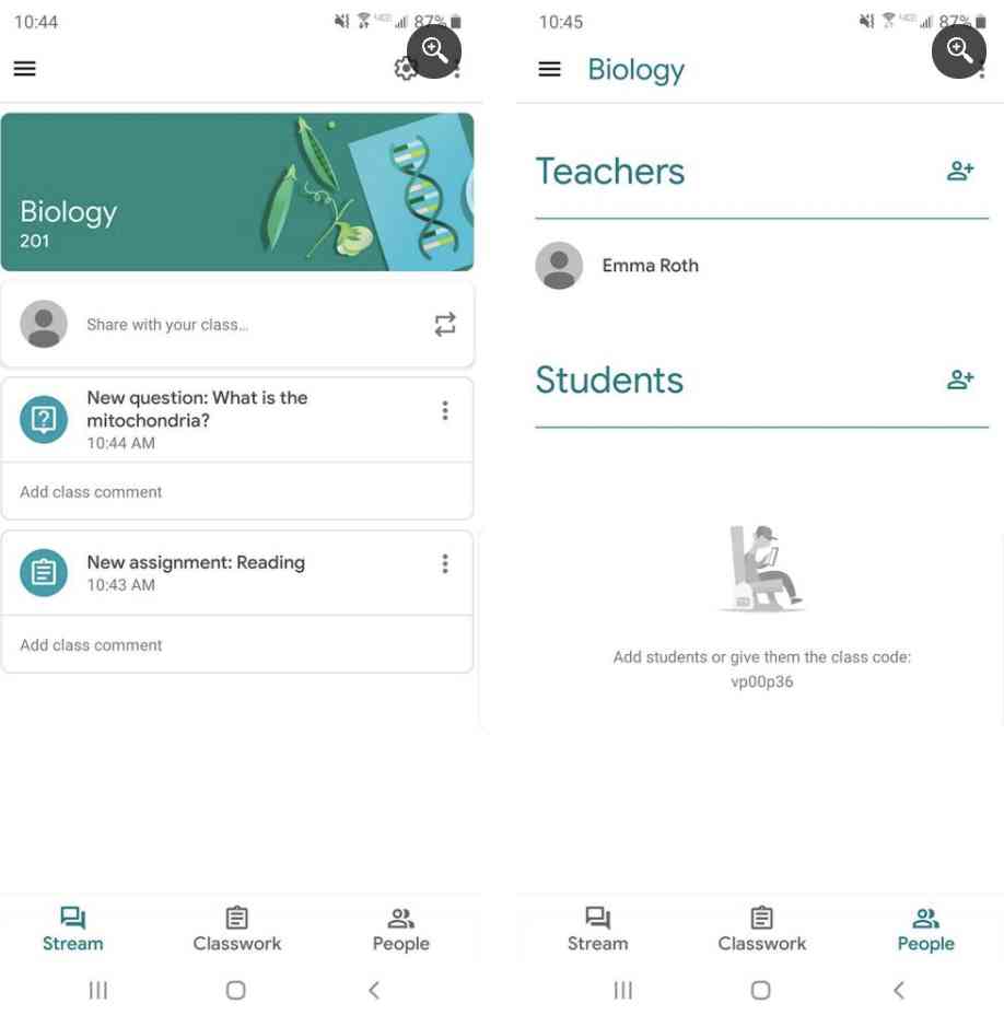 3. اپلیکیشن Google Classroom