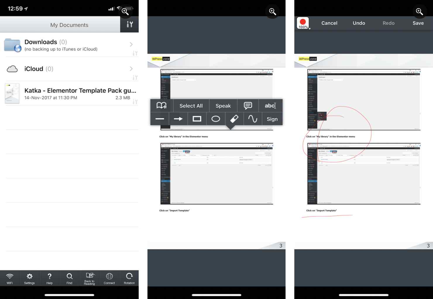 4. اپلیکیشن GoodReader