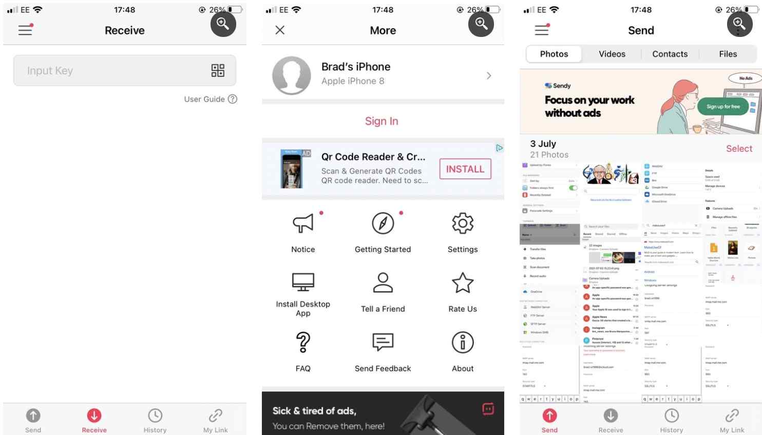 6. اپلیکیشن Send Anywhere