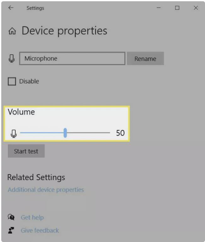 ۵. روی Device Properties کلیک کنید.