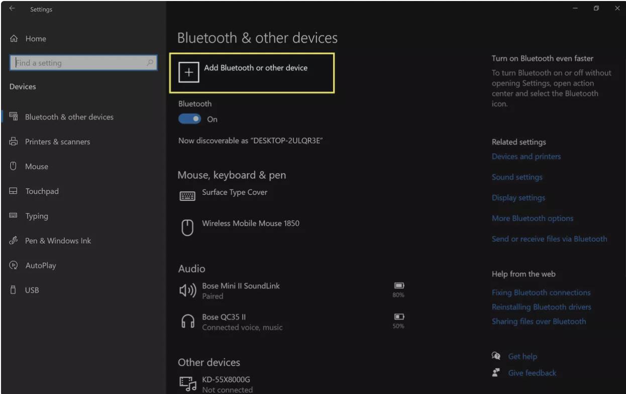 وصل کردن ایرباد در سرفیس