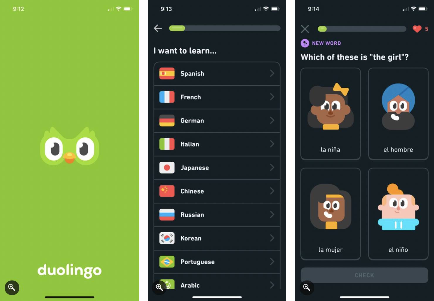2. اپلیکیشن Duolingo
