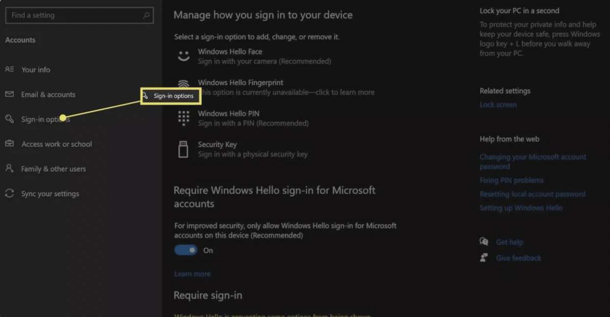 خاموش کردن سرفیس پرو ۴