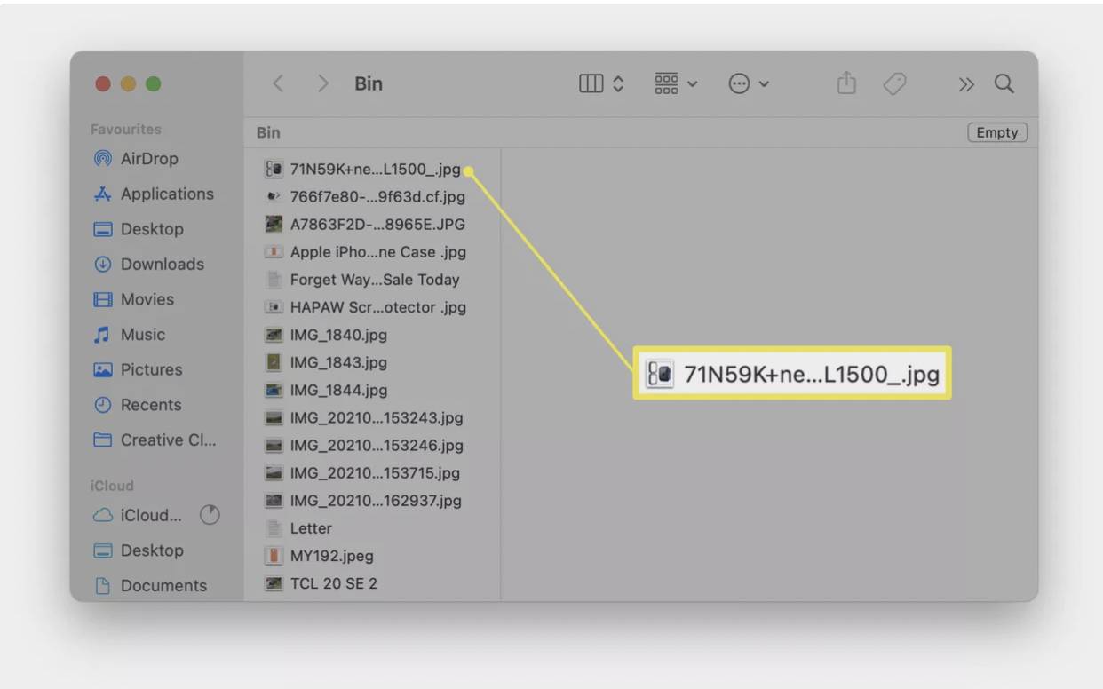 کجا می‌توانم فایل‌های حذف شده‌ در مک را پیدا کنم؟