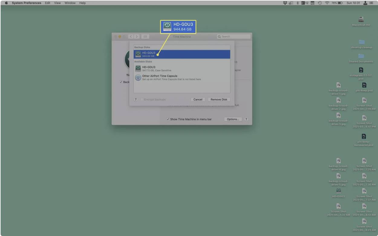 بک آپ گیری از مک بوک
