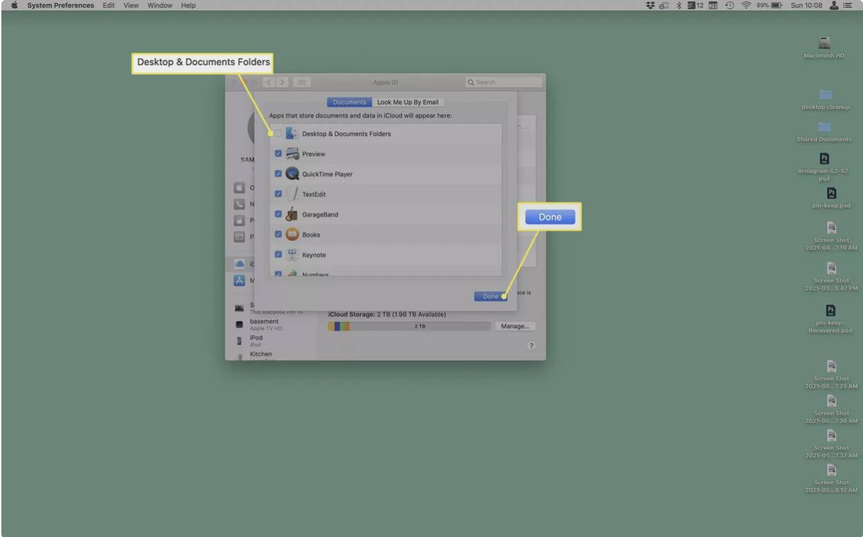 در iCloud Drive پشتیبان‌گیری کنید