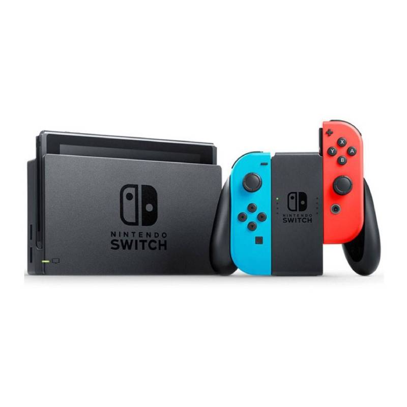 کنسول بازی نینتندو مدل Switch Neon Blue and Neon Red Joy-Con