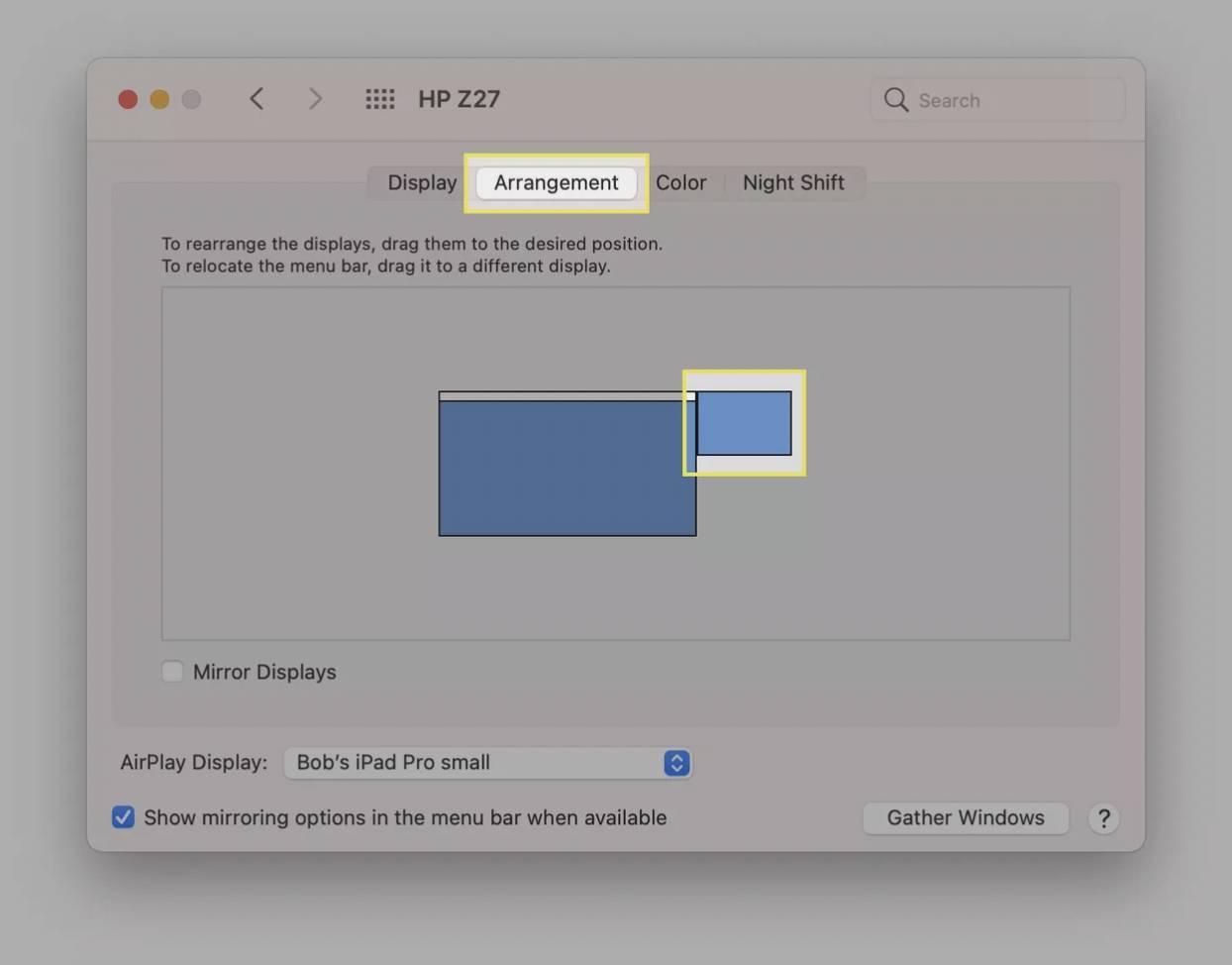 تنظیمات اتصال چندین مانیتور