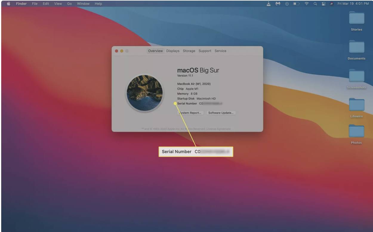 چگونه شماره سریال مک‌بوک خود را در About This Mac پیدا کنید