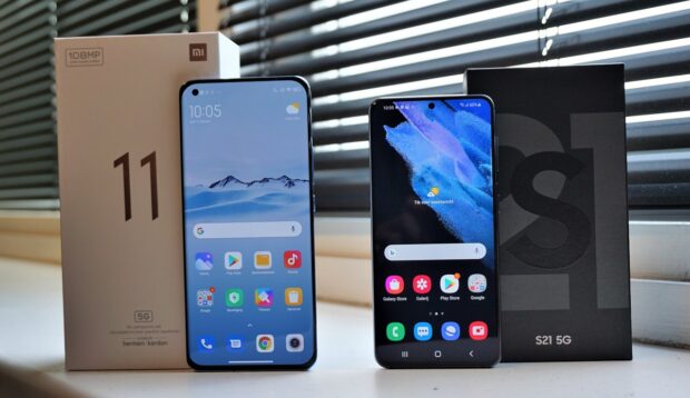 مقایسه دو محصول Samsung Galaxy S21 و Xiaomi Mi 11