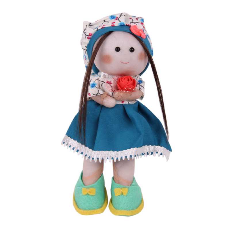 عروسک طرح دختر روسی کد 82 ارتفاع 24 سانتی متر