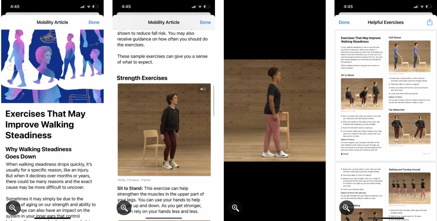 ویژگی ثبات قدم یا Walking Steadiness چیست؟