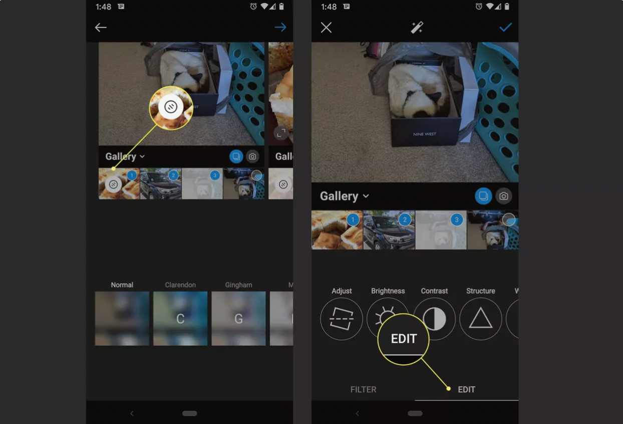 اسلاید اینستاگرام