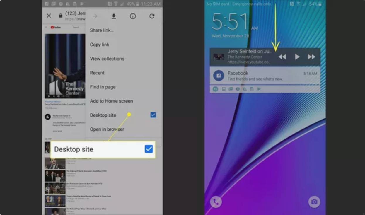 استفاده از حالت دسکتاپ در اندروید