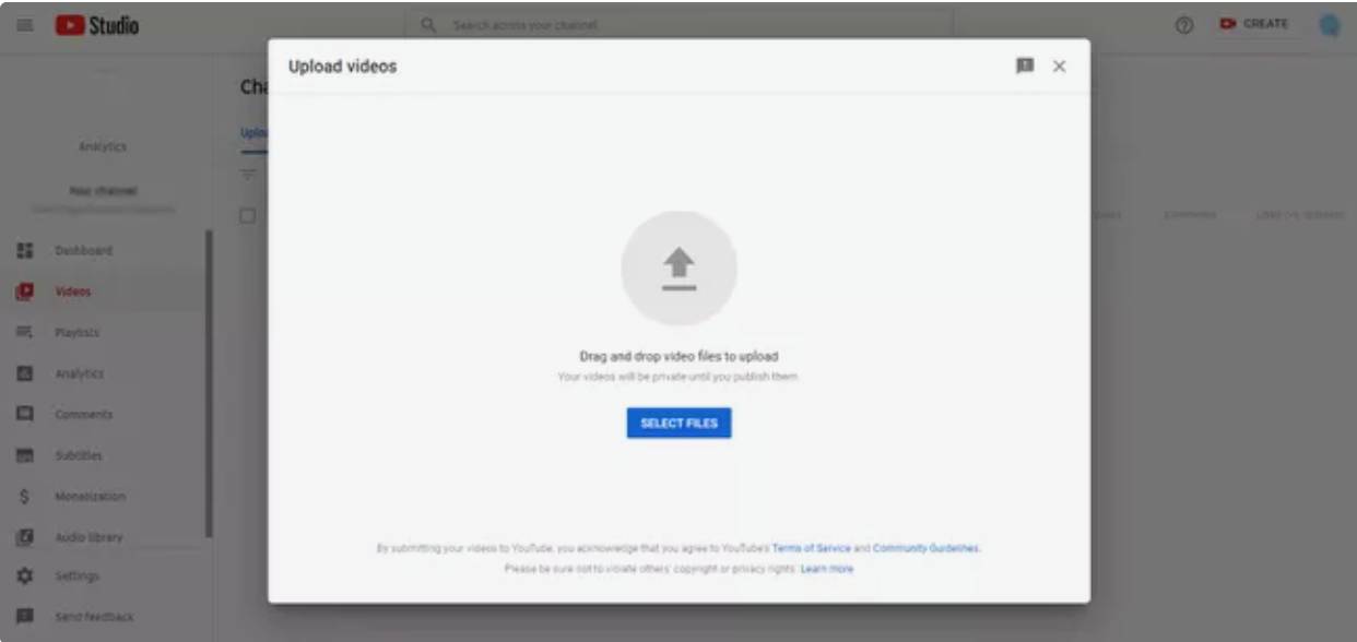 بارگذاری/آپلود ویدئو در یوتیوب
