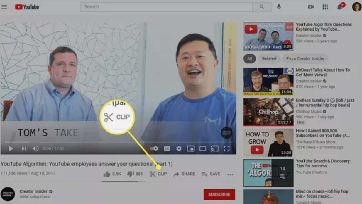 چگونه یک ویدئوی یوتیوب را کلیپ کنیم