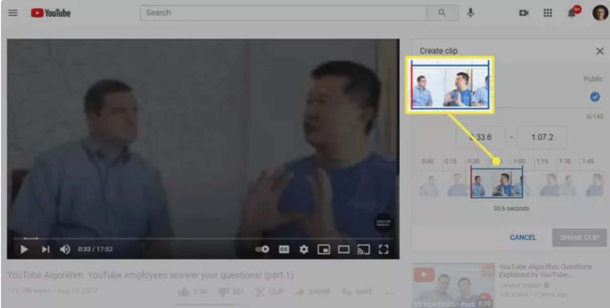 چگونه یک ویدئوی یوتیوب را کلیپ کنیم