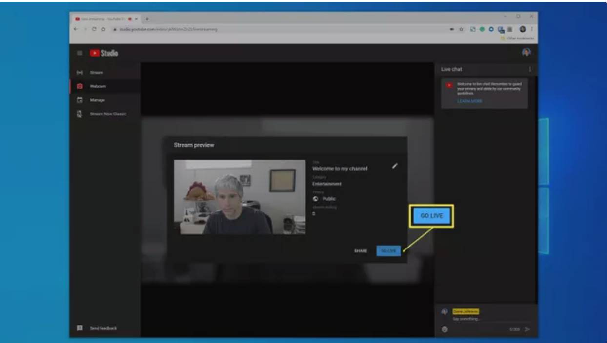 پخش زنده برای اولین بار