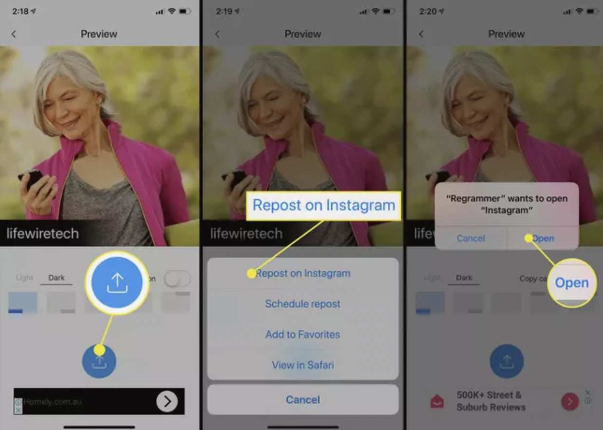 چگونه یک پست ویدئویی یا عکس را در اینستاگرام بازنشر دهیم