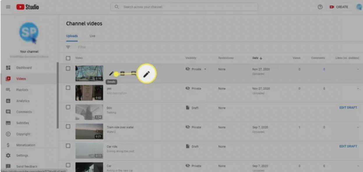 روش ویرایش ویدئو در وبسایت یوتیوب