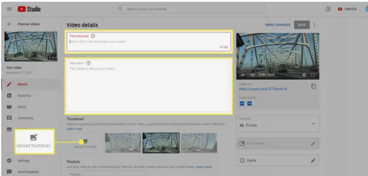 روش ویرایش ویدئو در وبسایت یوتیوب