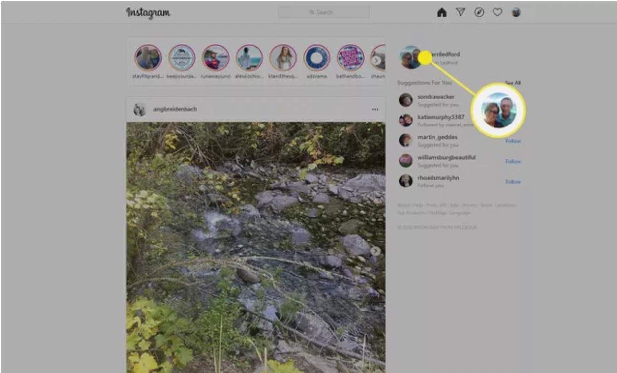 چگونه نام و نام کاربری خود را در وب سایت اینستاگرم و از طریق یک مرورگر وب تغییر دهیم؟