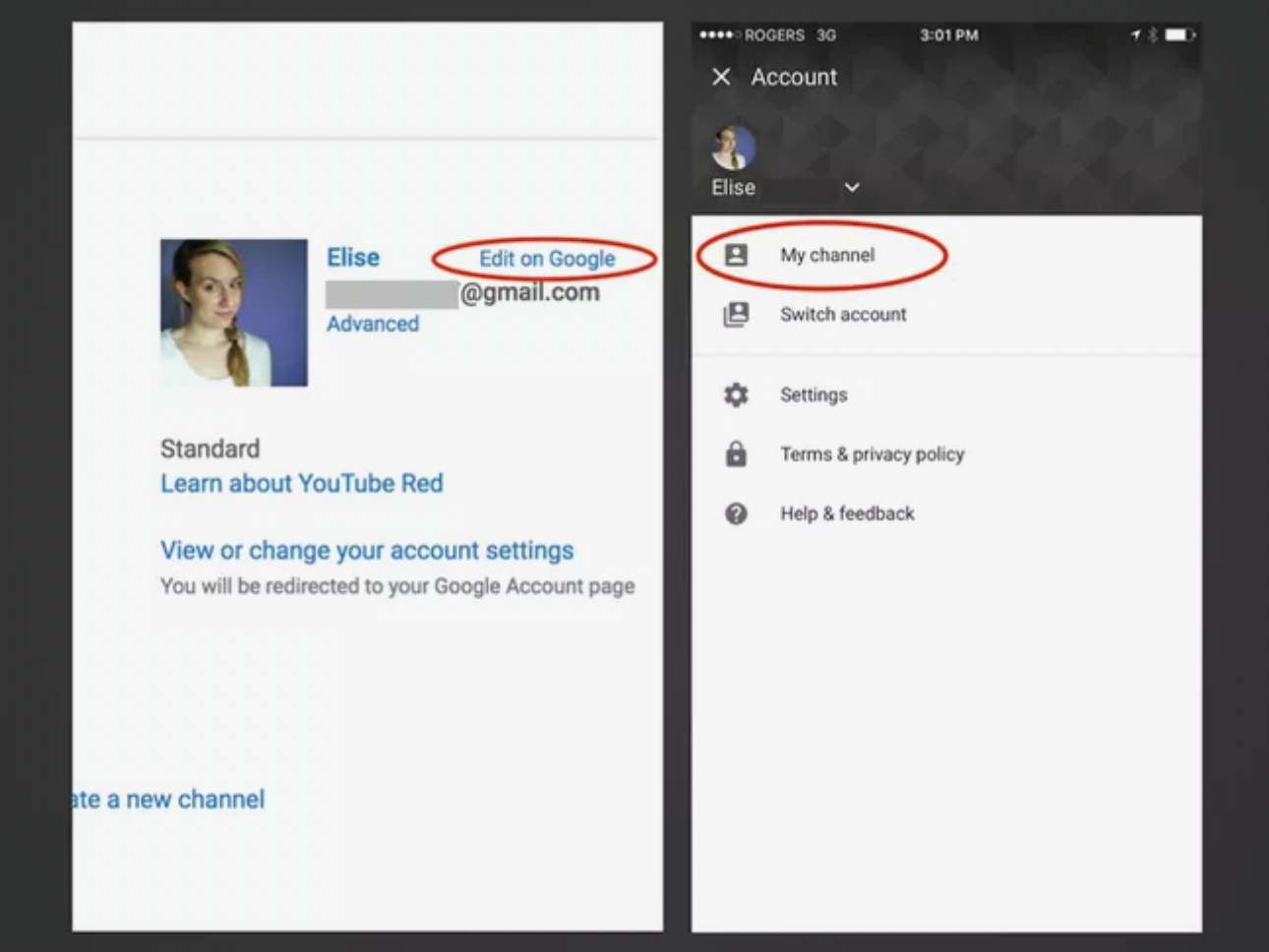02 دسترسی به نوار ویرایش نام و نام خانوادگی