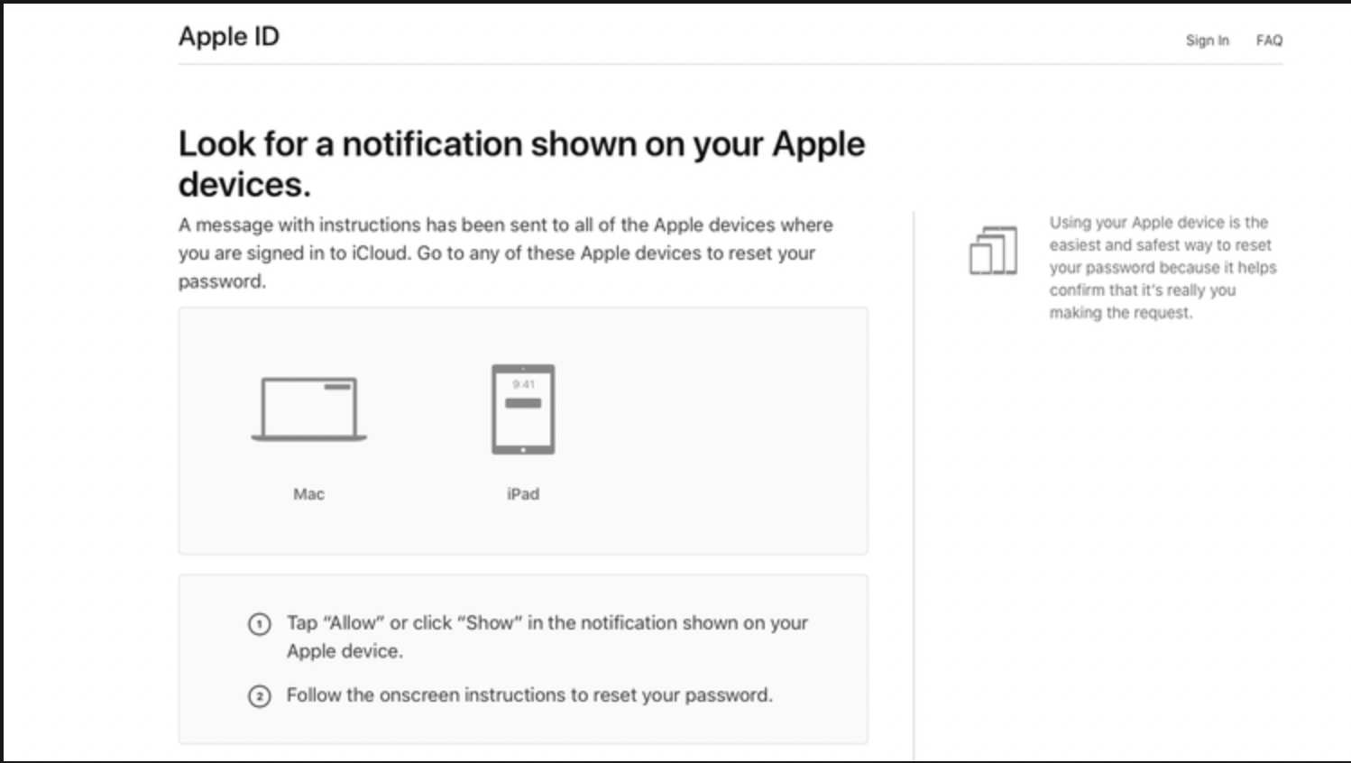 3. چگونه رمز آپل آیدی خود را در سایت iForgot  بازیابی کنیم