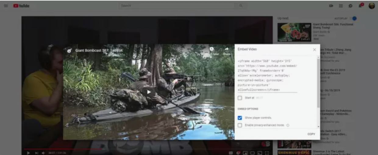 چگونه یک ویدئوی یوتیوب را جاسازی (Embed) کنیم