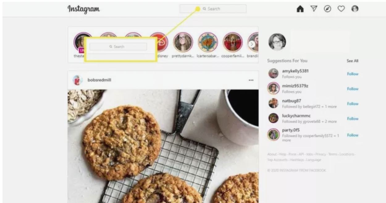 چگونه در اینستاگرام جستجو کنیم؟