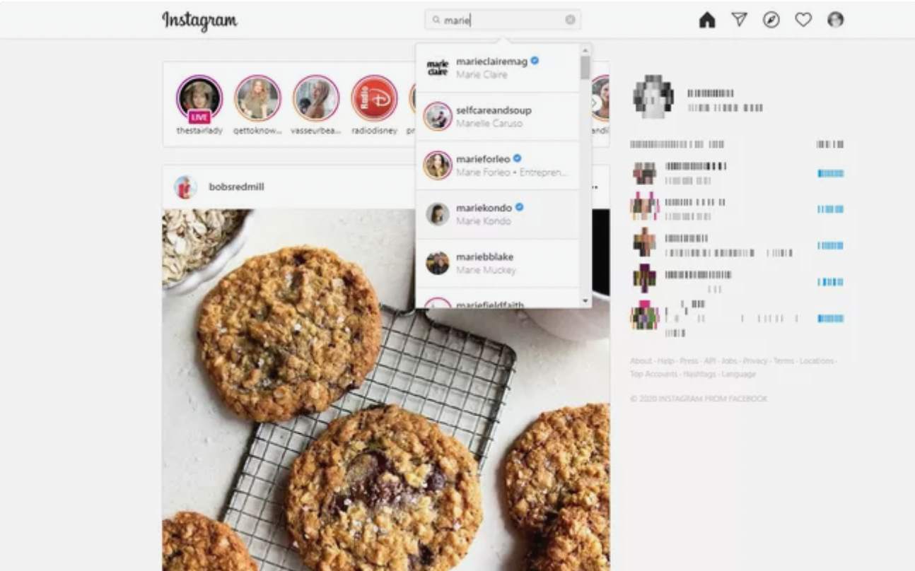 چگونه حسابهای کاربری را در اینستاگرام پیدا کنیم؟