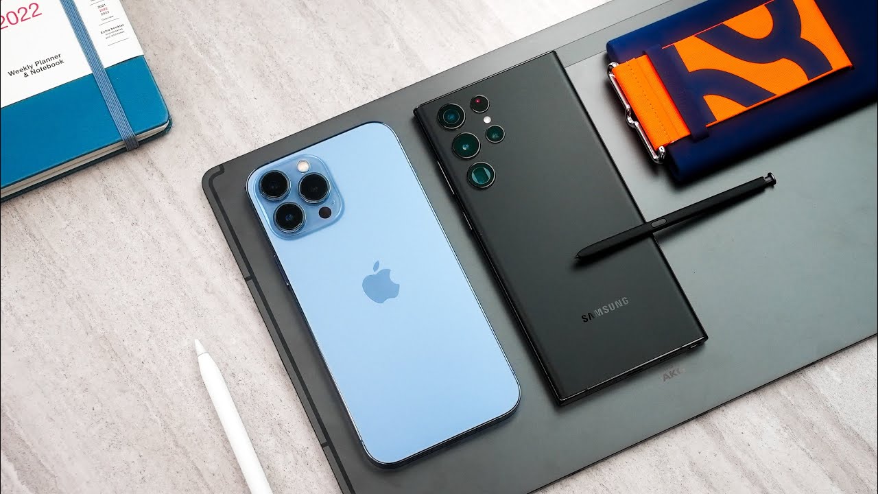 مقایسه گلکسی اس۲۲ اولترا با آیفون ۱۳ پرو مکس