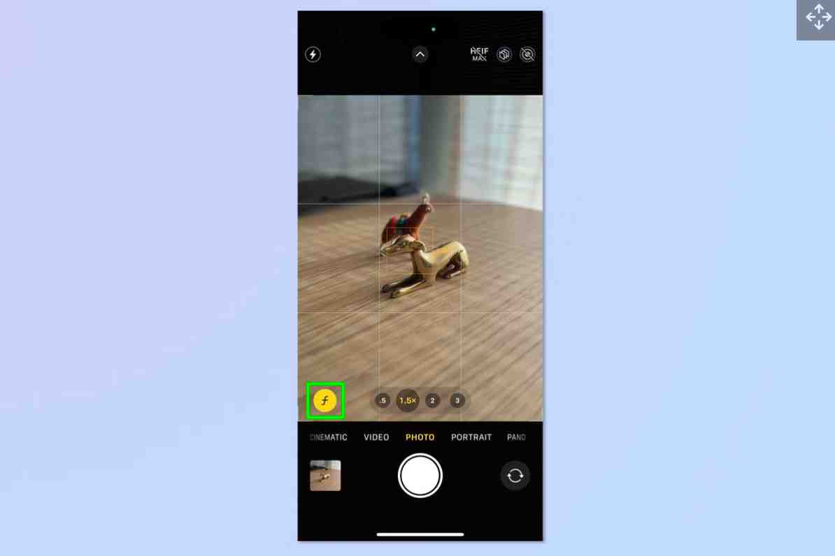 نحوه تغییر فوکوس بعد از گرفتن عکس در iPhone 15 Pro