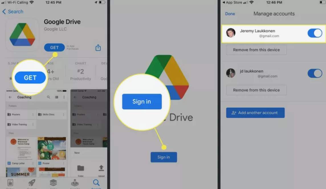 نحوه انتقال مخاطبین از آیفون به اندروید با Google Drive