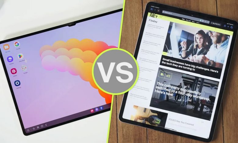 Samsung Galaxy Tab S9 Ultra در مقابل iPad Pro 12.9 اینچی: