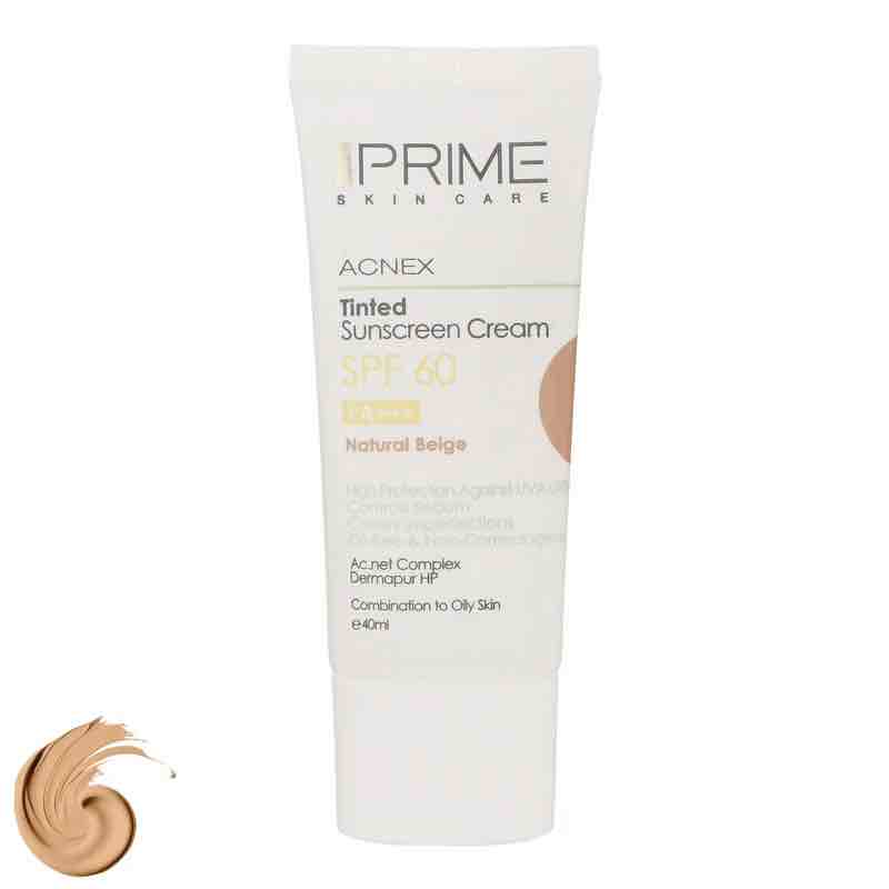 معرفی ضدآفتاب رنگی پرایم Acnex SPF60